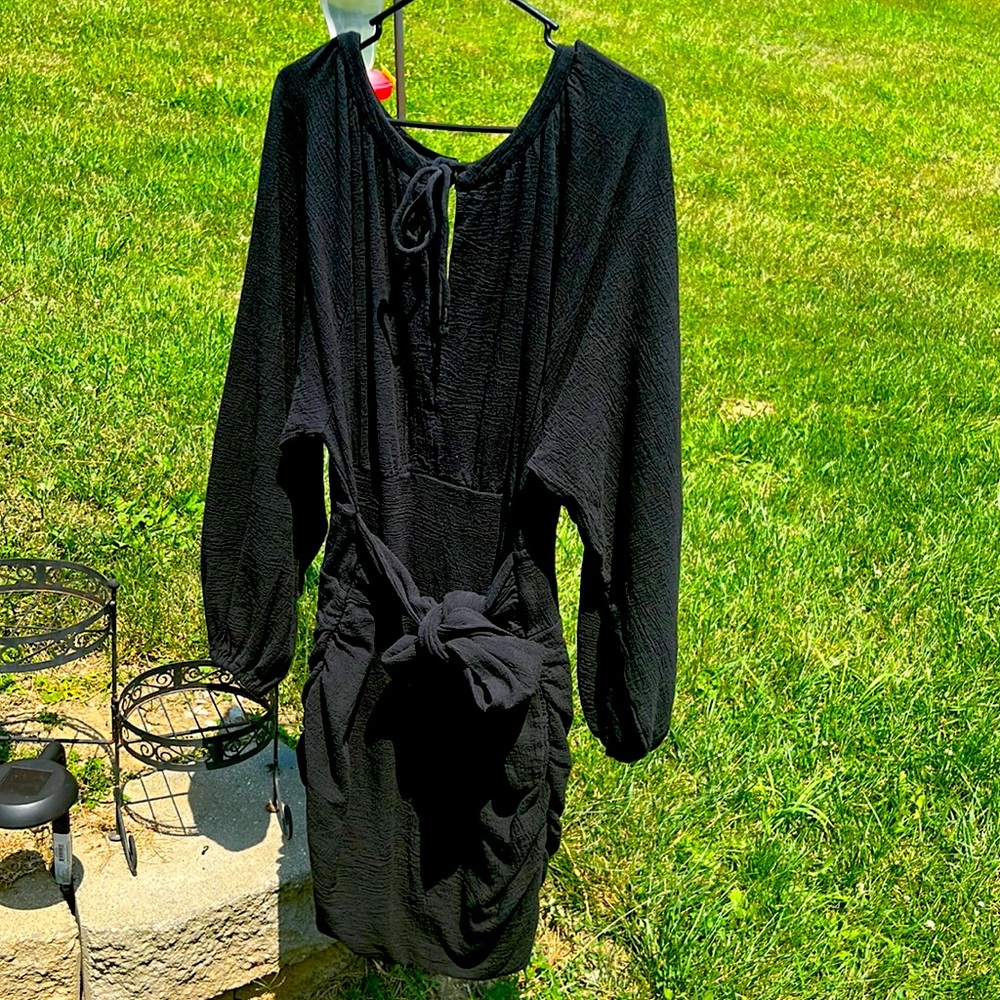 Free People Black Dress Sz L